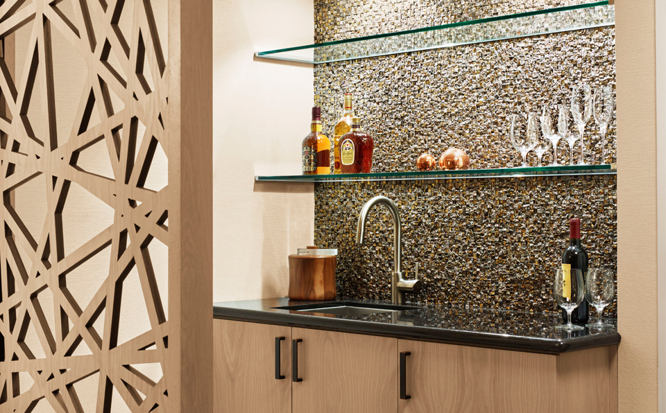 미니 바, 유리 제품, 머그잔